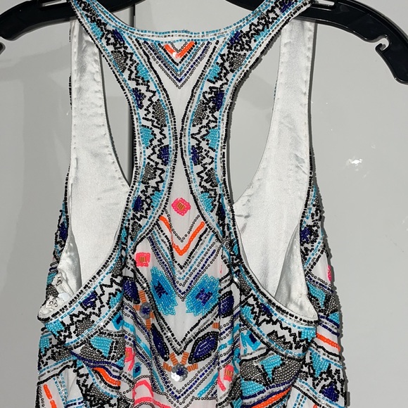 NWT Parker beaded sequin embellished dress - Picture 7 of 9